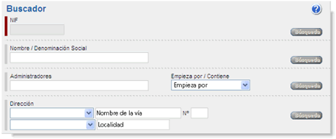 Buscador de administradores Buscador de administradores